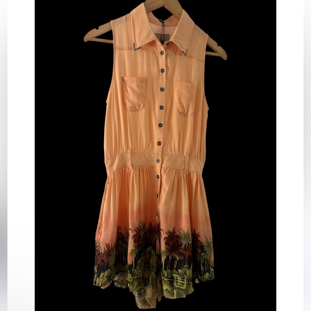 One Teaspoon Toucan Zephyr Romper NWT